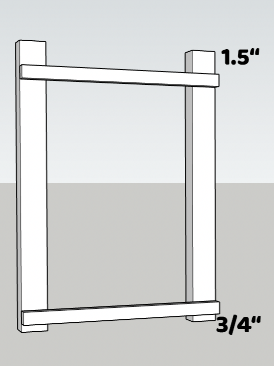 [Build Plans] Two 2x4s Horizontal Plant Stand product image (2)