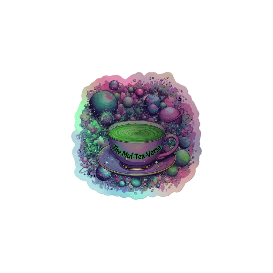 The Mul-Tea-Verse Holographic Sticker Sheet product image (1)