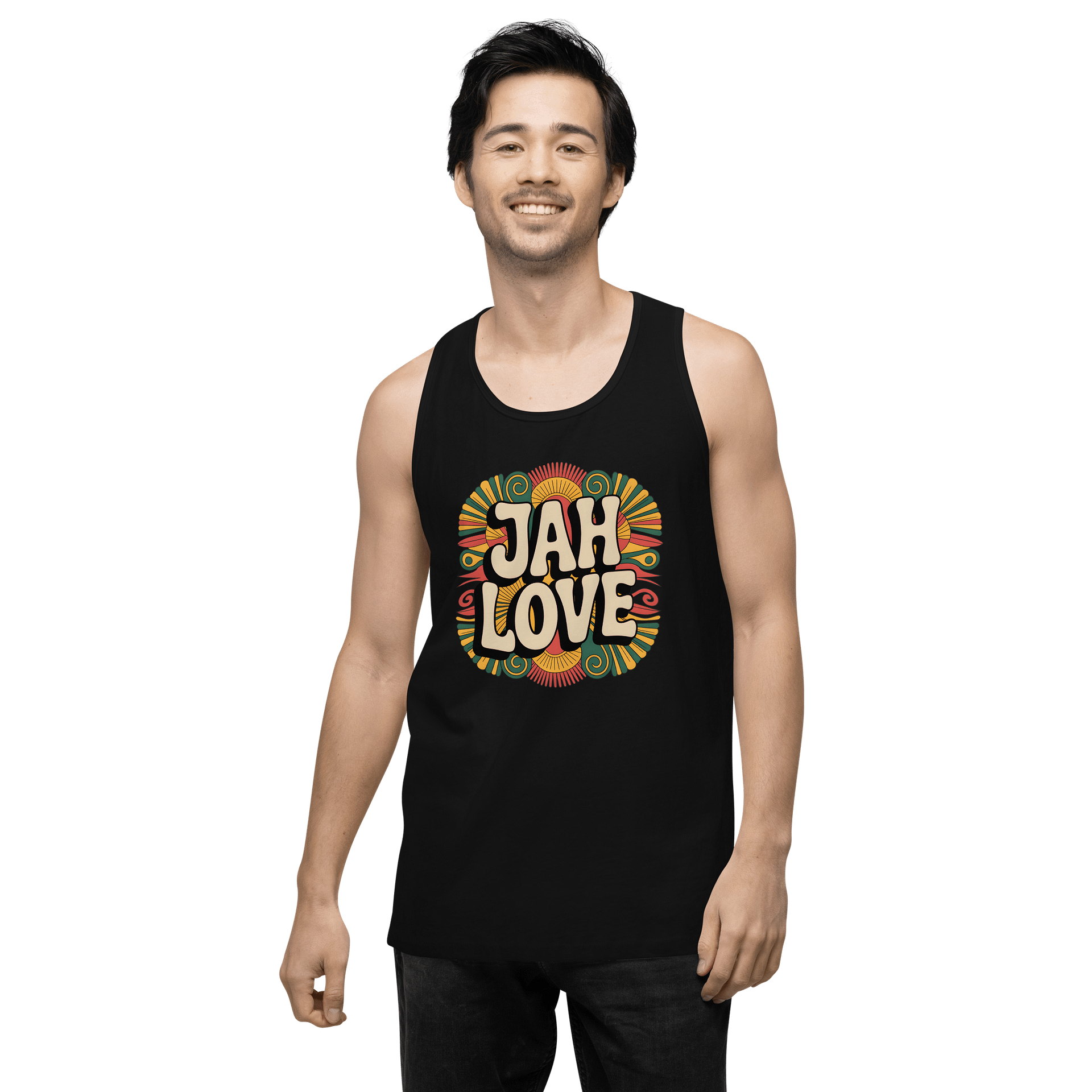 JAH LOVE Retro Tank Top product image (2)