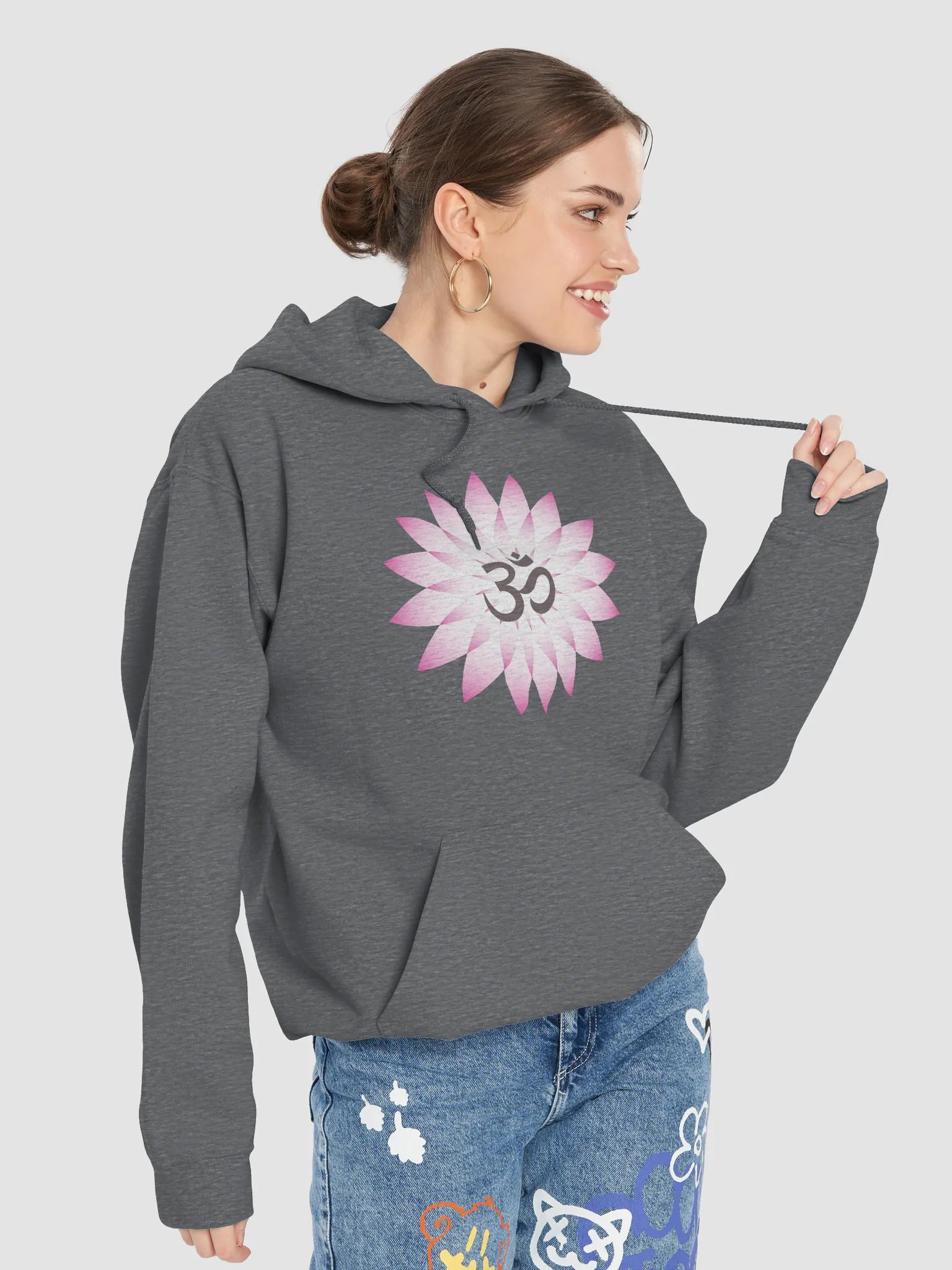 Om Lotus Hoodie - Embrace Tranquility in Style product image (7)