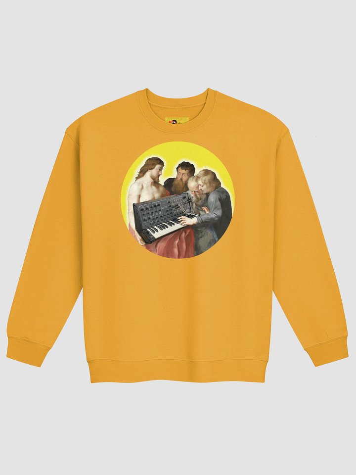He died for our synths, by Frank Fonik (Japanese Korg MS 20) , by Frank Fonik Classic Crewneck Sweatshirt product image (4)