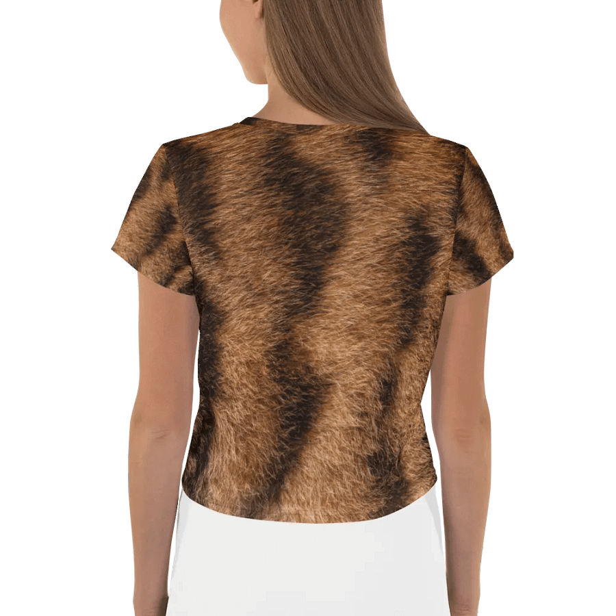 Toyger Cat Crop Tee product image (2)