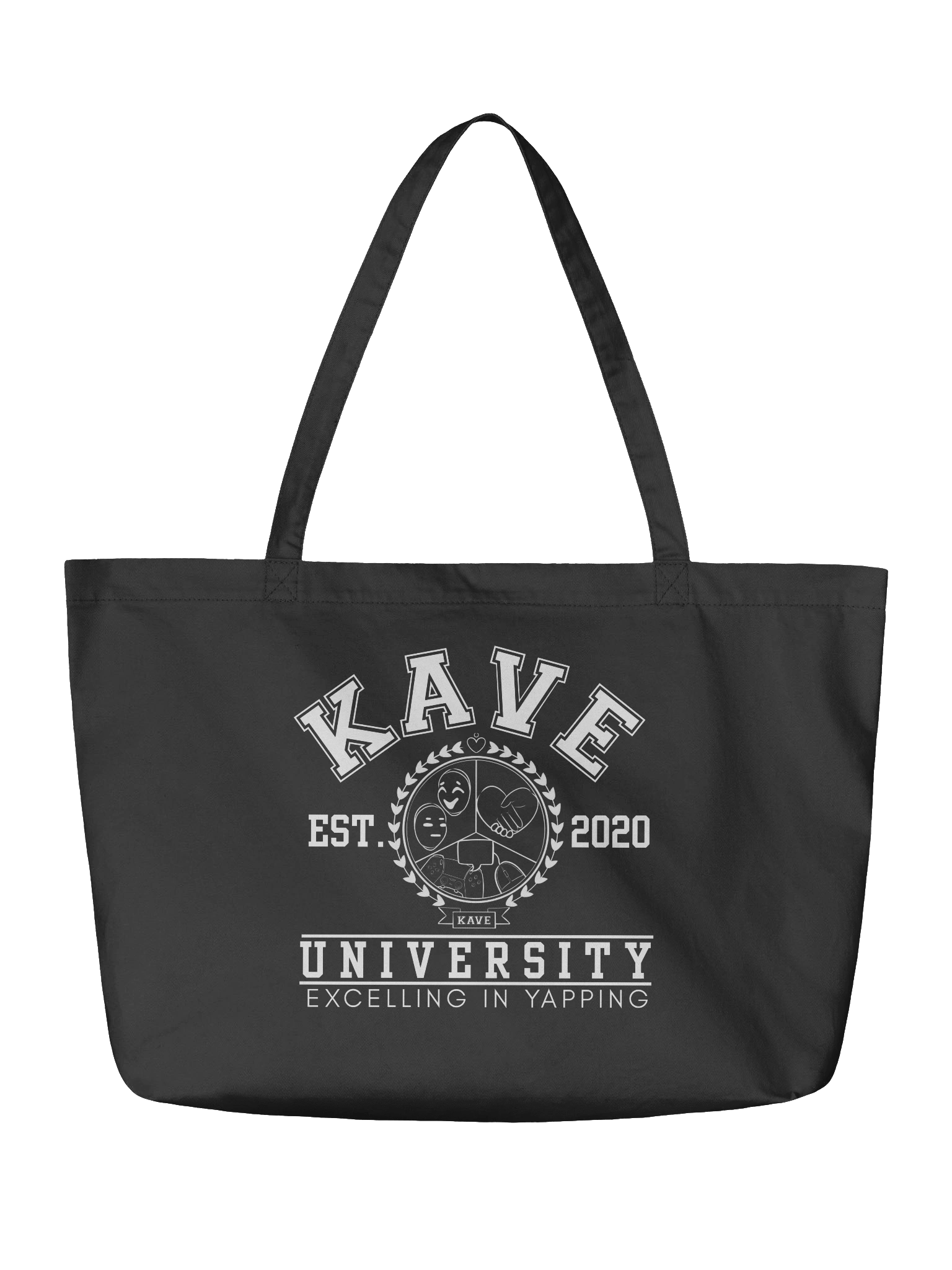 Kave University Large Tote Bag | Black product image (2)