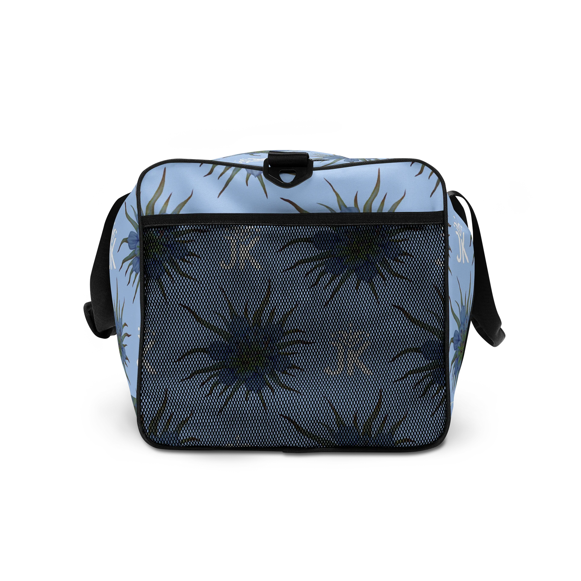 Floral Fiend Blue Duffel Bag product image (7)