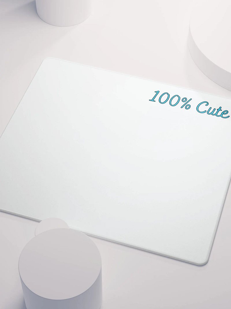 100% Cute Mouse Pad (Blue)