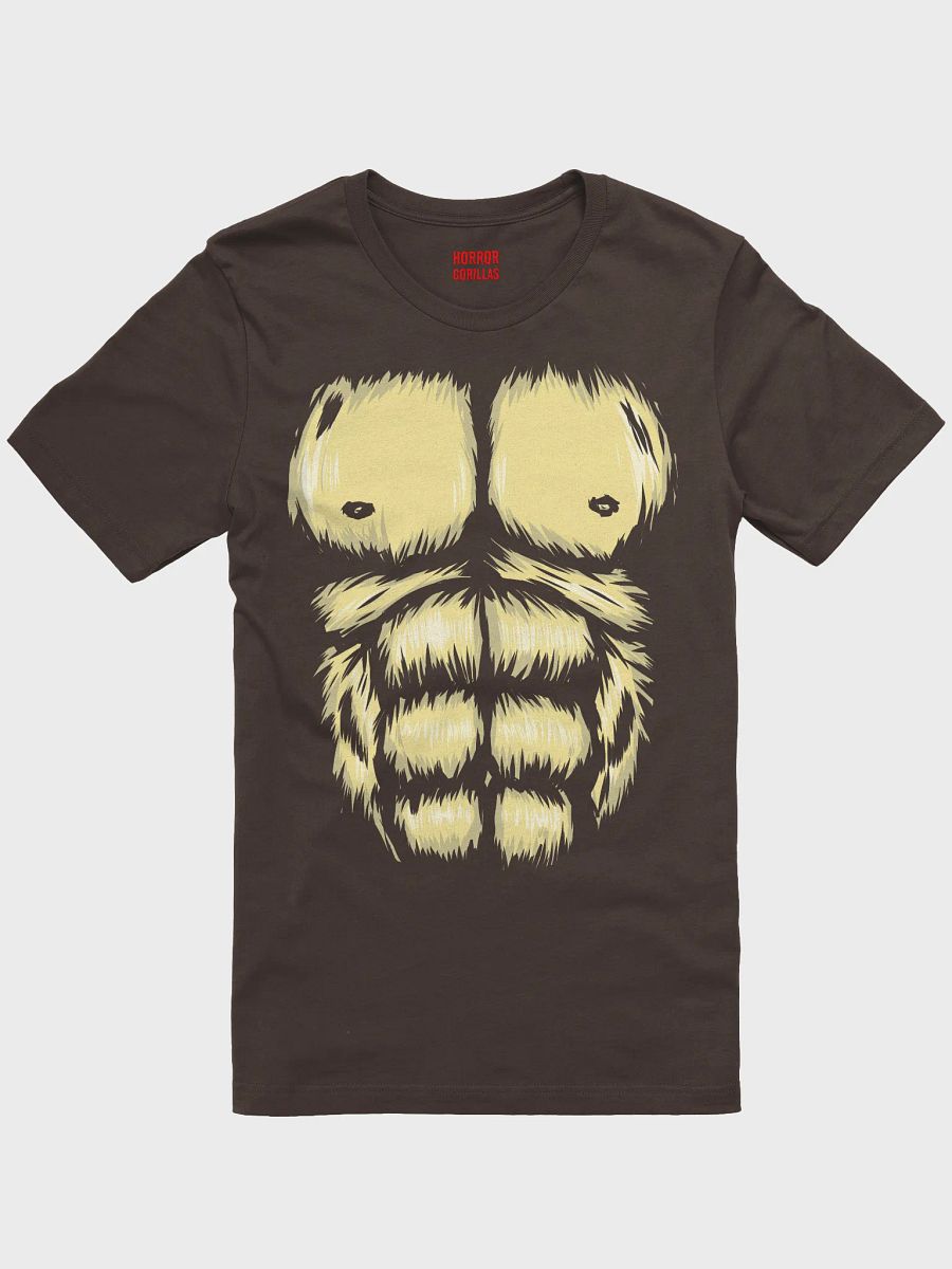 Gorilla Chest Muscle Halloween Costume Funny T-Shirt product image (2)