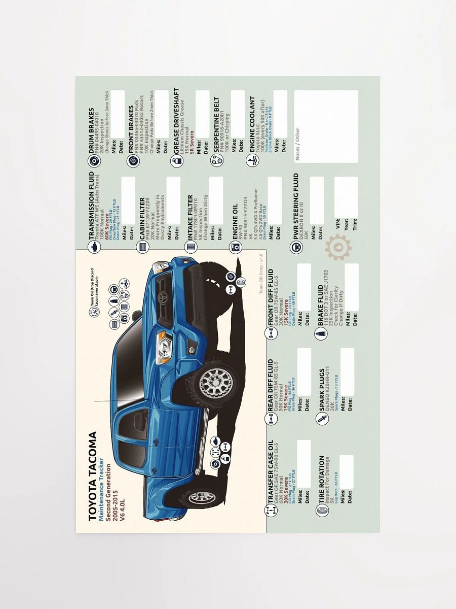 2nd GEN MAINTENANCE TRACKER V1.0 - Speedway product image (5)