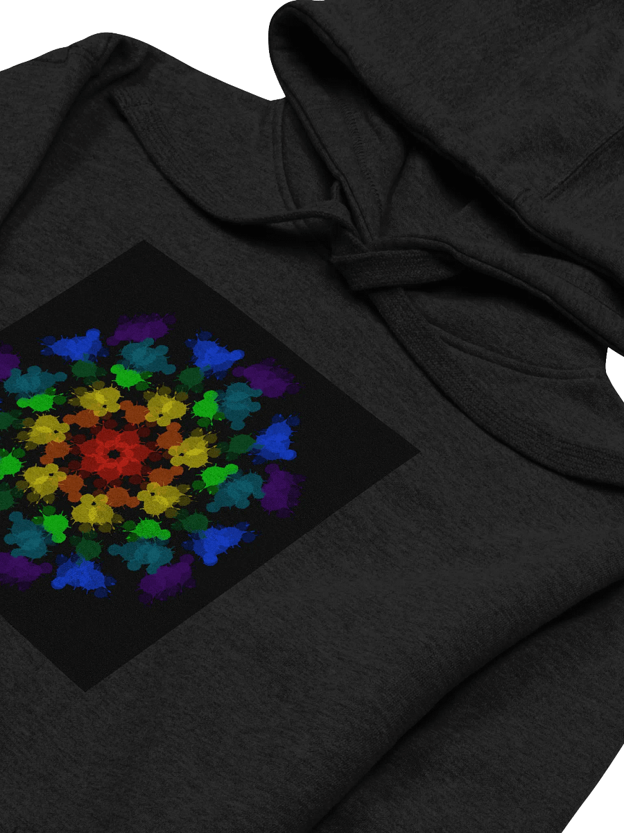 Symmetrical rainbow Mandala Unisex Hoodie product image (6)