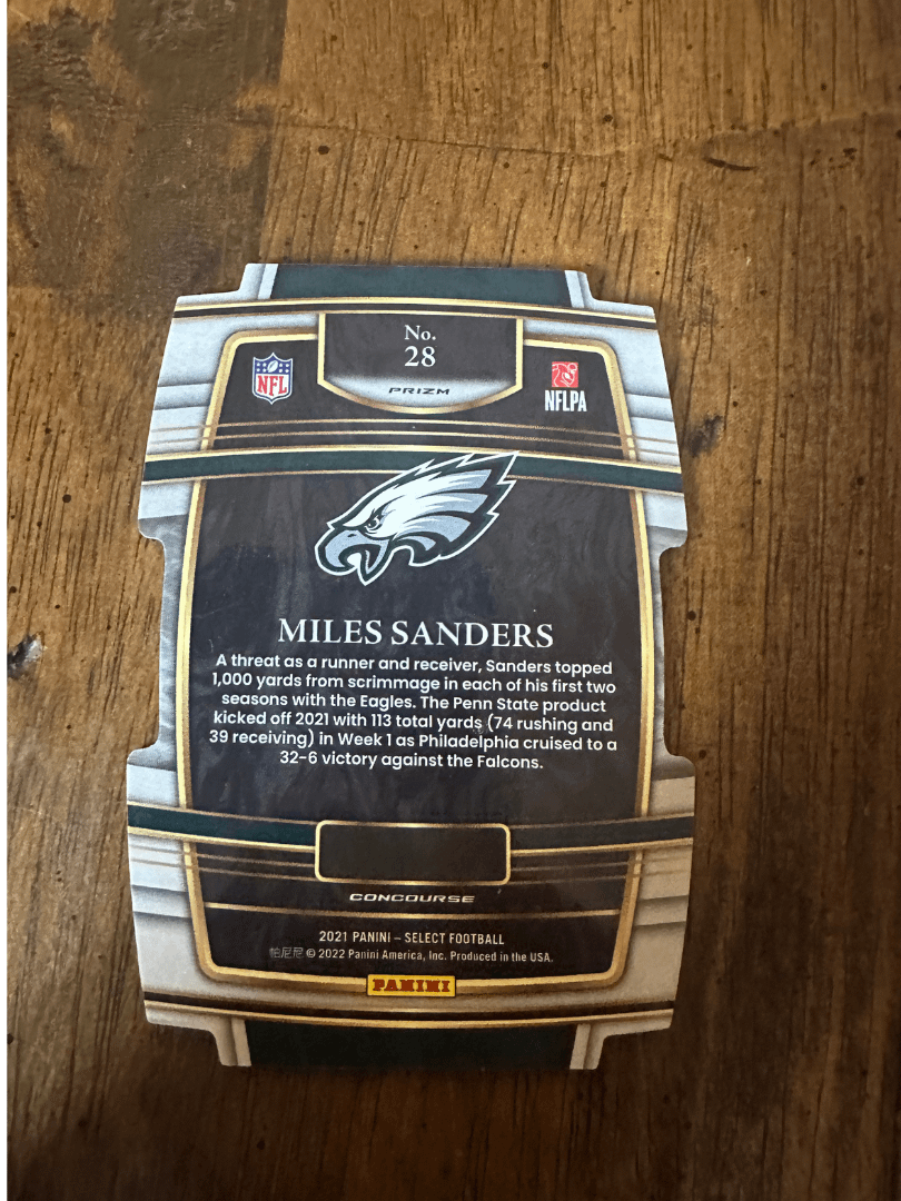 Dye Cut Select Miles Sanders product image (2)