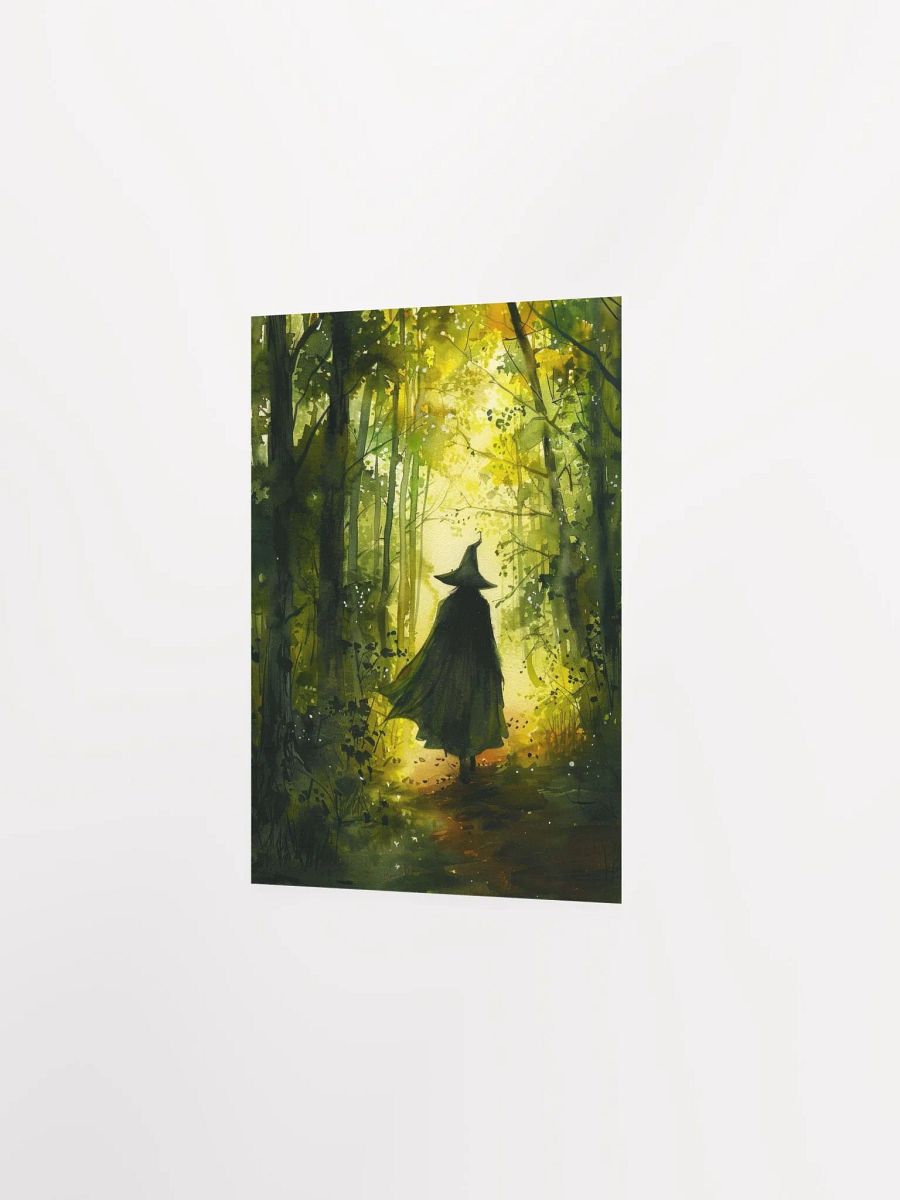 Watercolor Forest Witch Ethereal Art Print product image (27)