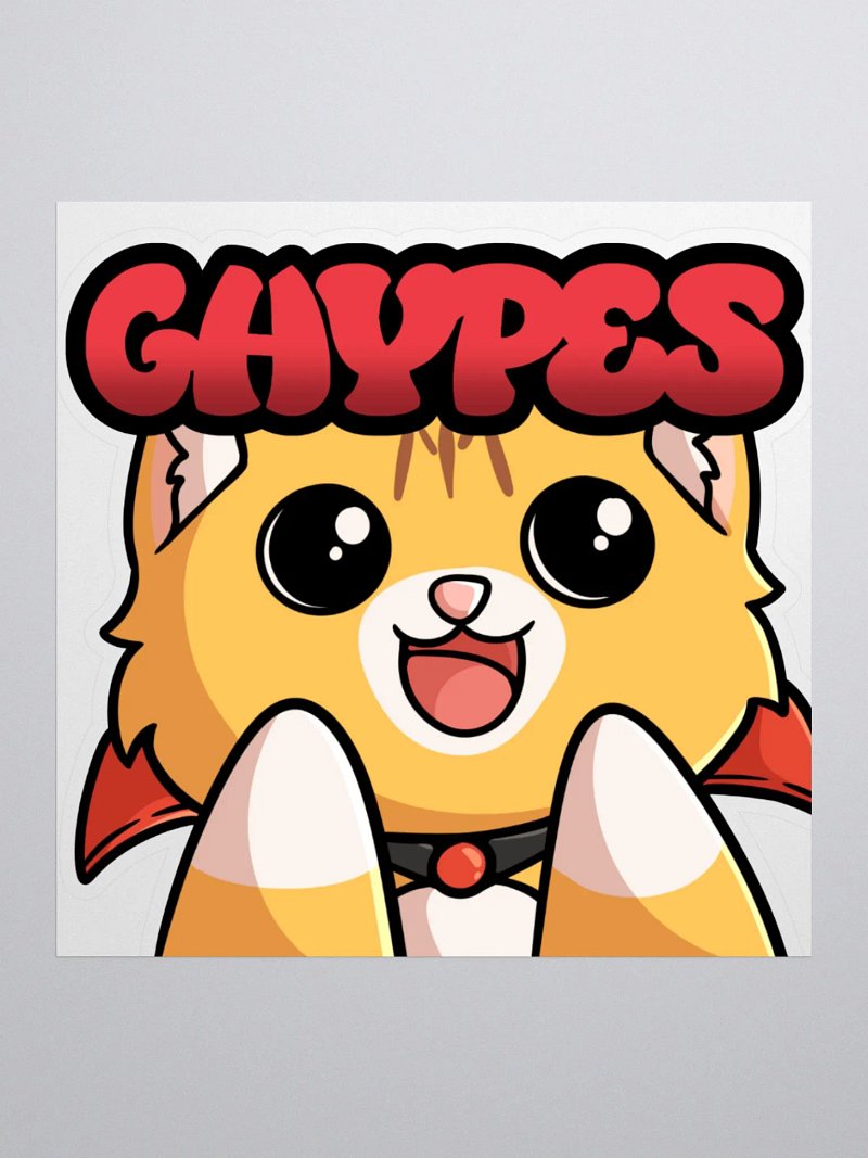 GHypes Kiss Cut Sticker