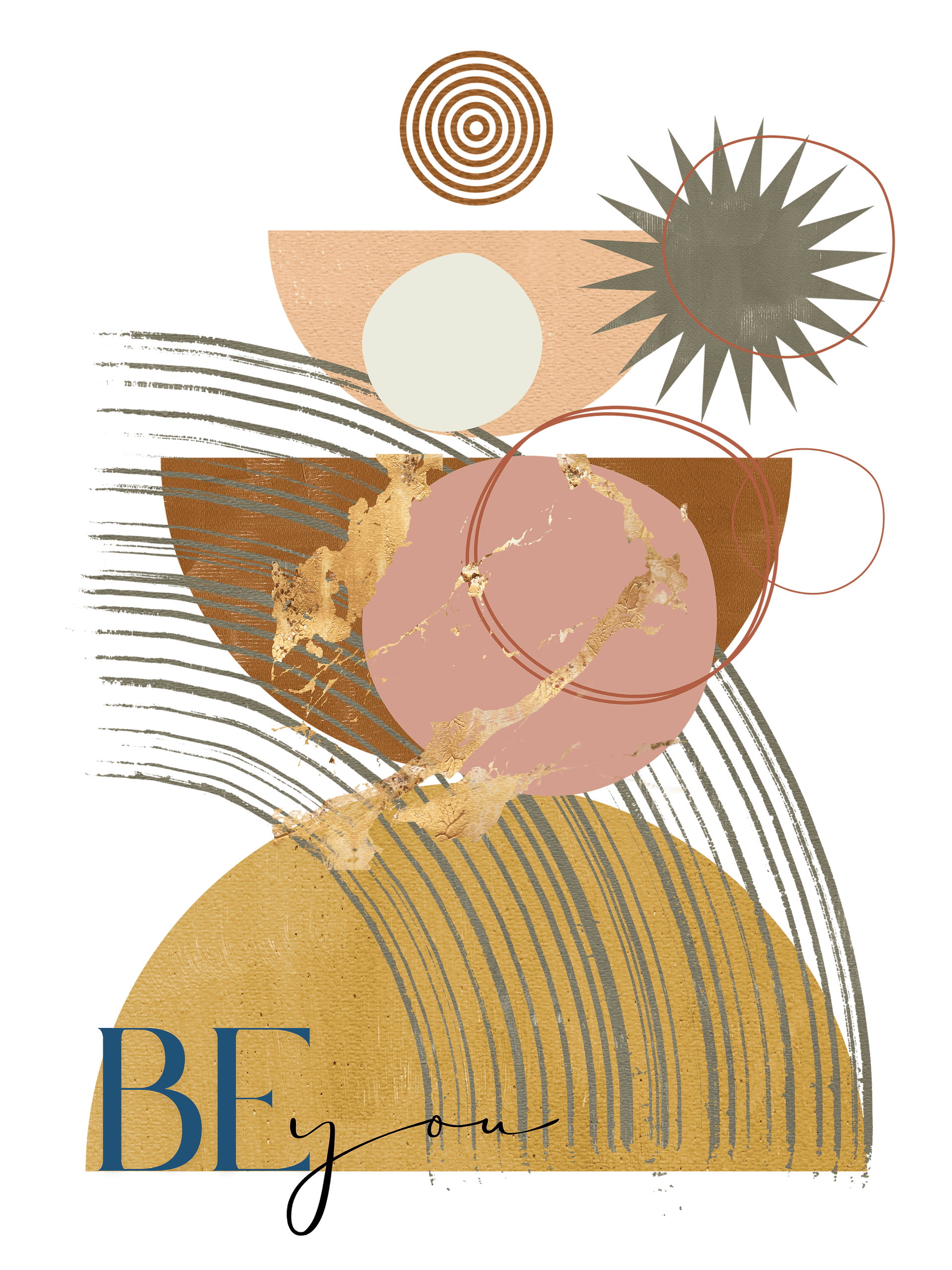 'Be You ' Abstract Print #1 product image (2)