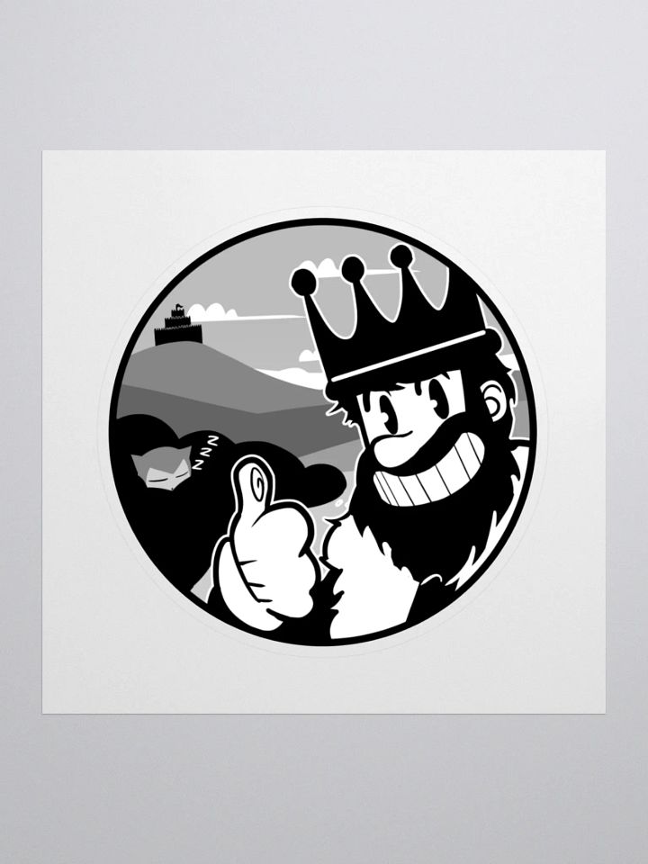 Royal Thumbs-Up Sticker product image (1)