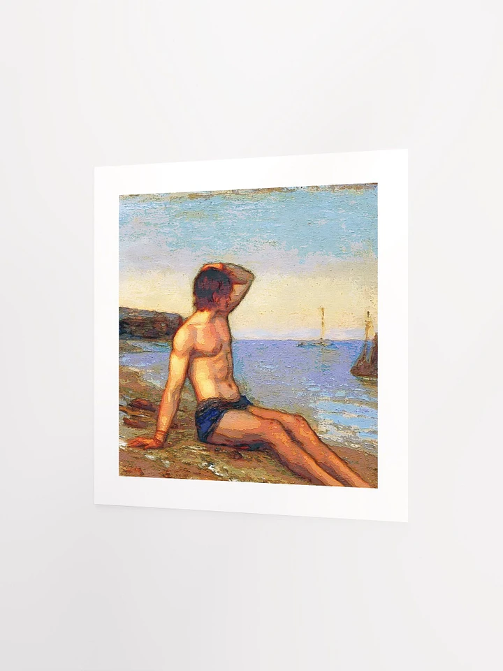 Waiting For His Ship To Come In - Print product image (2)