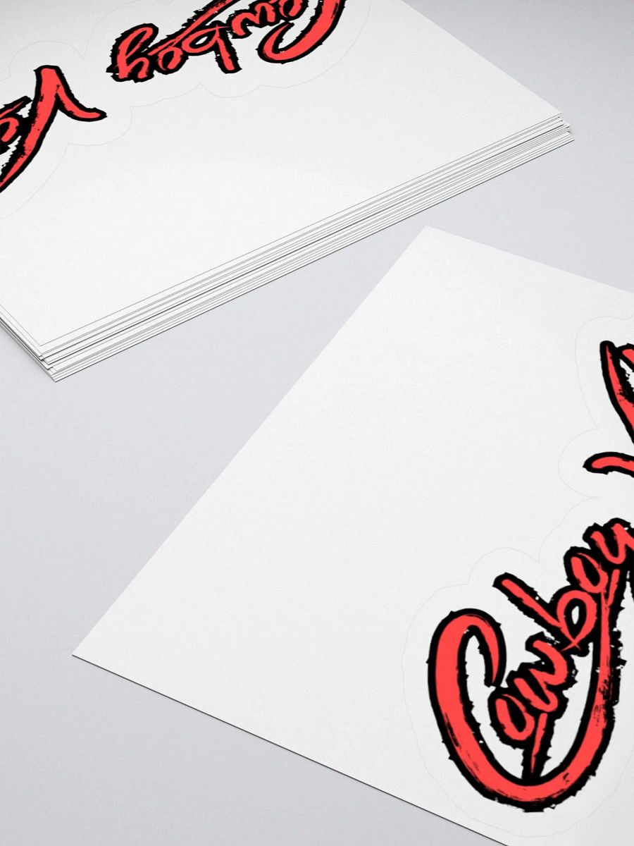 Cowboy Volt Kiss Cut Stickers product image (12)