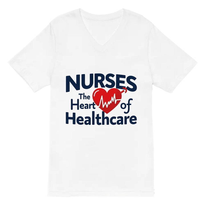 Heartbeat of Healthcare V-Neck Tee product image (2)