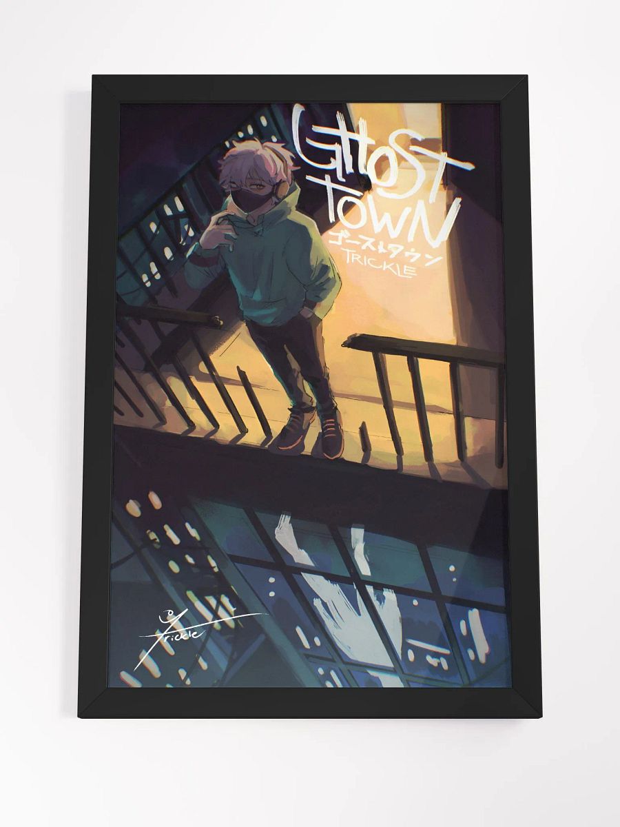 Signed + Framed Ghost Town Poster product image (4)