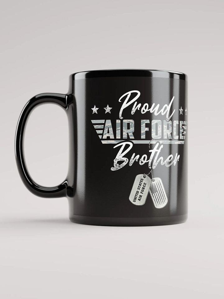 Proud Air Force Brother - Black Mug product image (2)