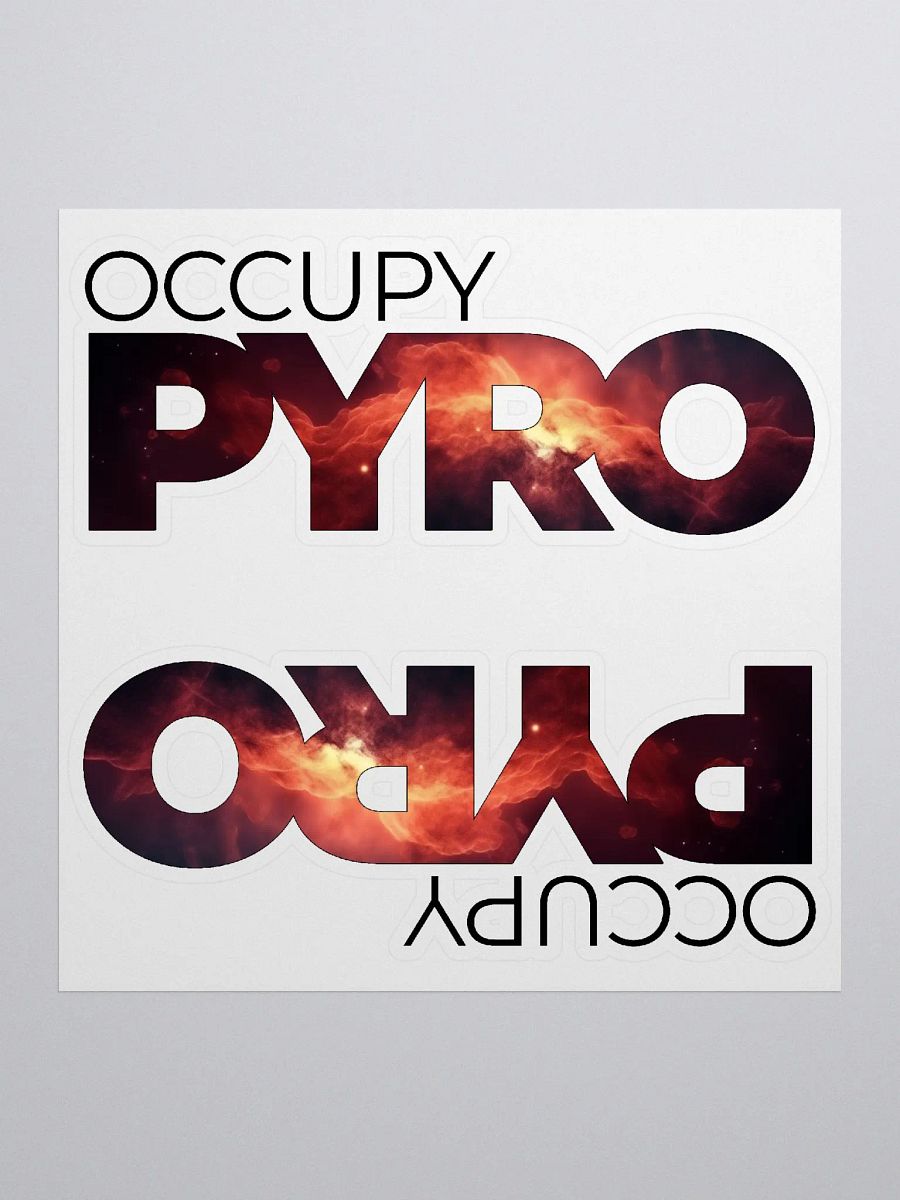 Occupy Pyro Sticker Twin Pack product image (1)