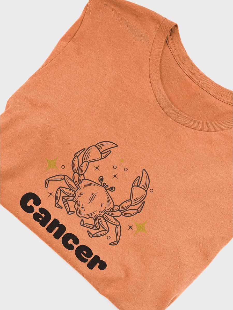 Cancer Crab T-shirt - Black Writing product image (3)