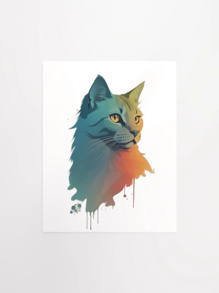 Vibrant Cat's Gaze Poster product image (1)