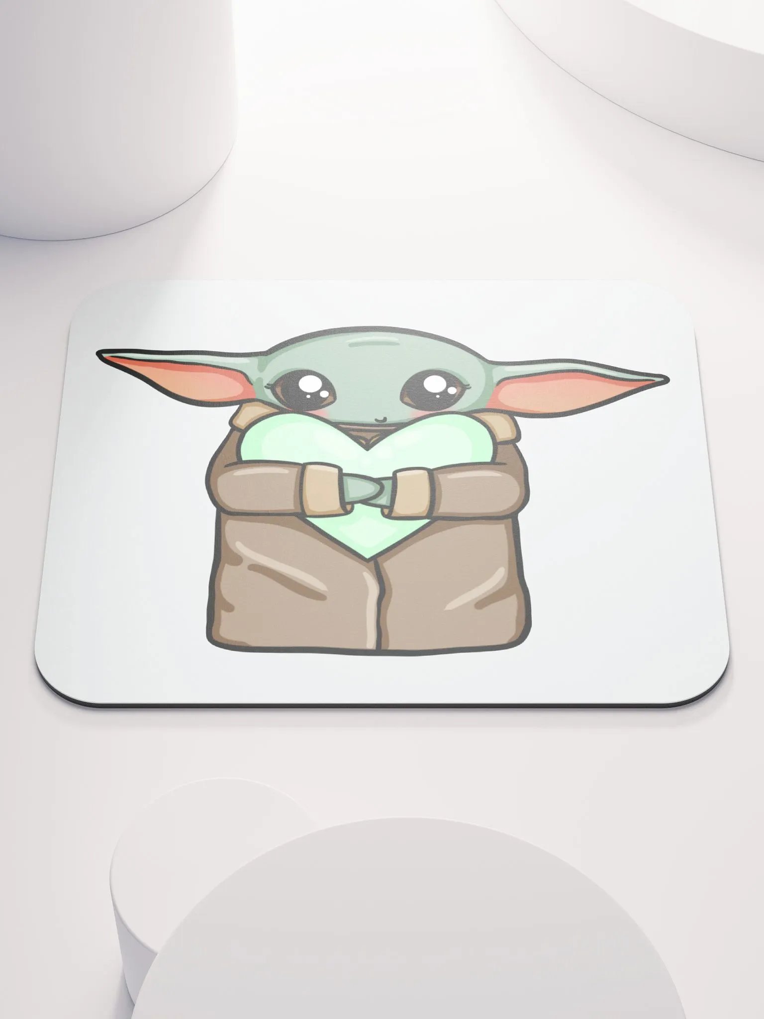 Mint Love Mousepad product image (1)