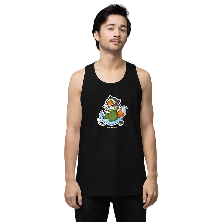 Tots the Fox Milk and Gaming Tank Top 🥛 product image (1)