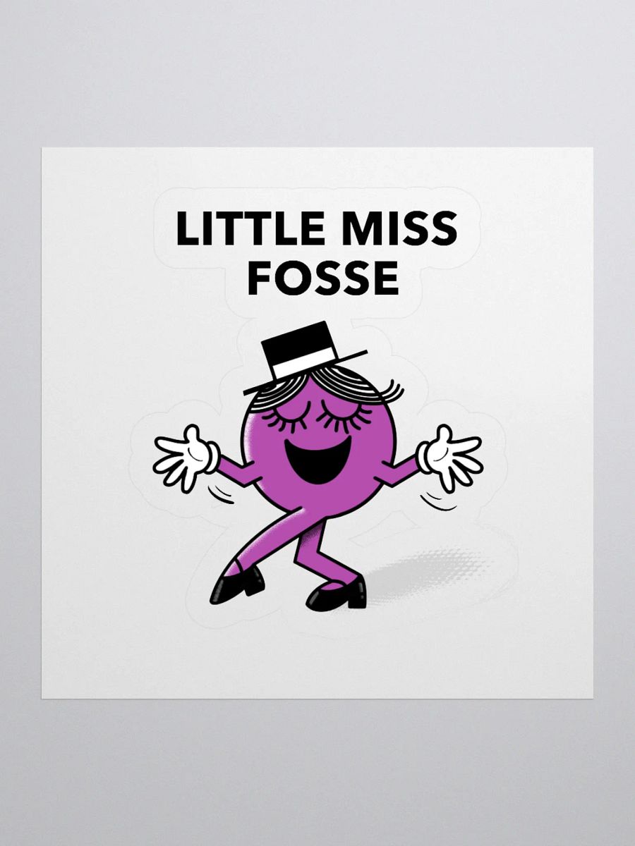 Little Miss Fosse Stickers – Kiss-Cut Musical Theatre Meme Vinyl Decals product image (1)