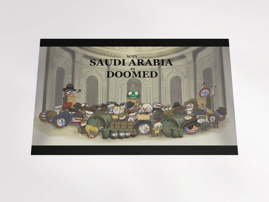 Why Saudi Arabia is Doomed / Youtube Thumbnail / Matte Poster product image (2)