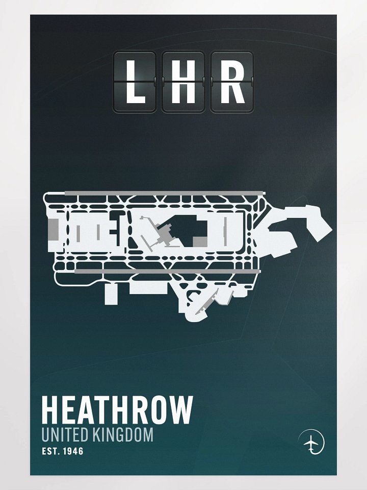 London LHR Poster product image (1)