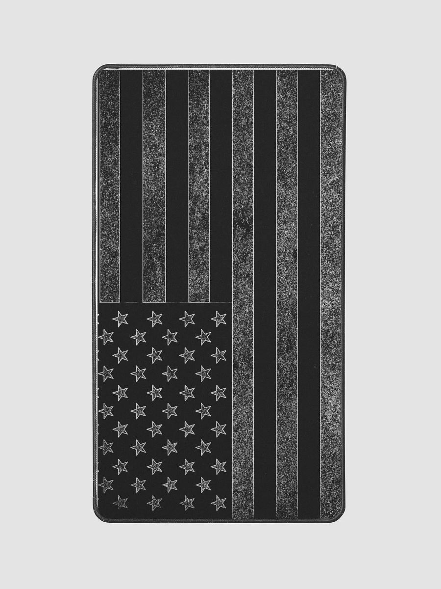 Grey scaled USA flag mouse pad product image (2)