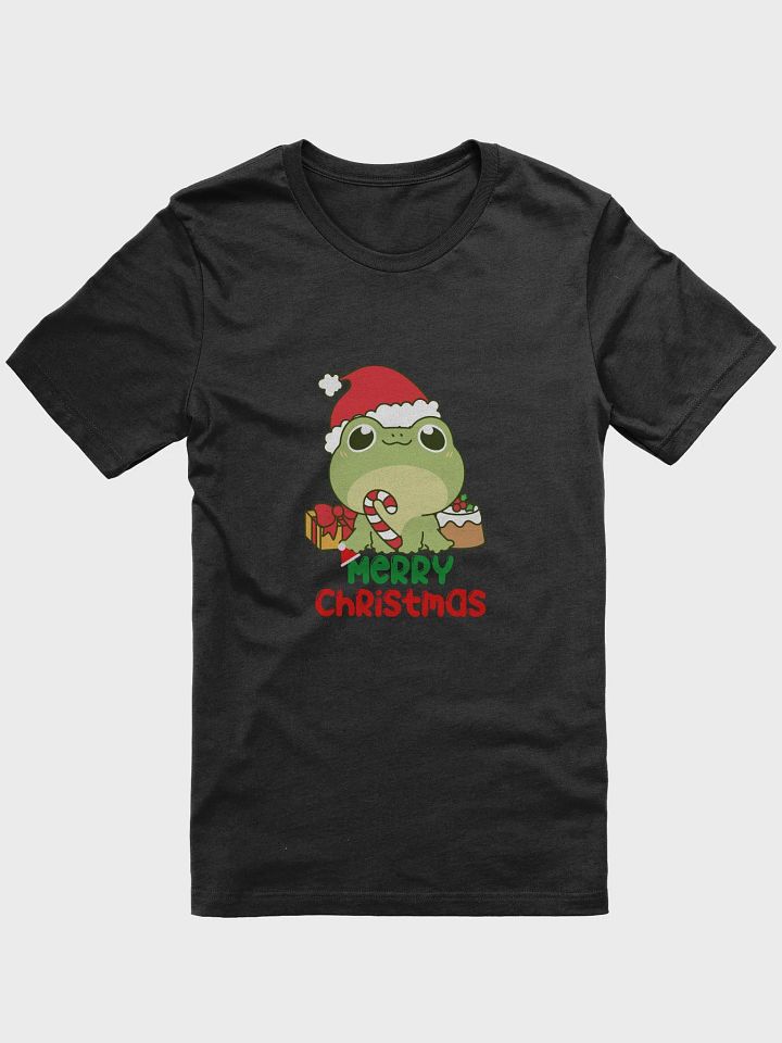 Festive Santa Frog Adult T-Shirt product image (4)