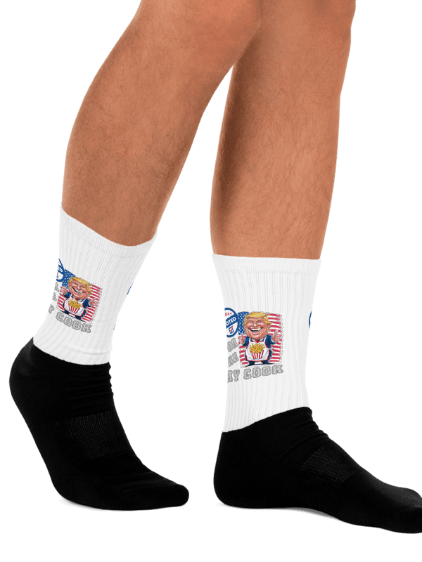 I Voted For The Fry Cook Trump USA Election Socks product image (2)