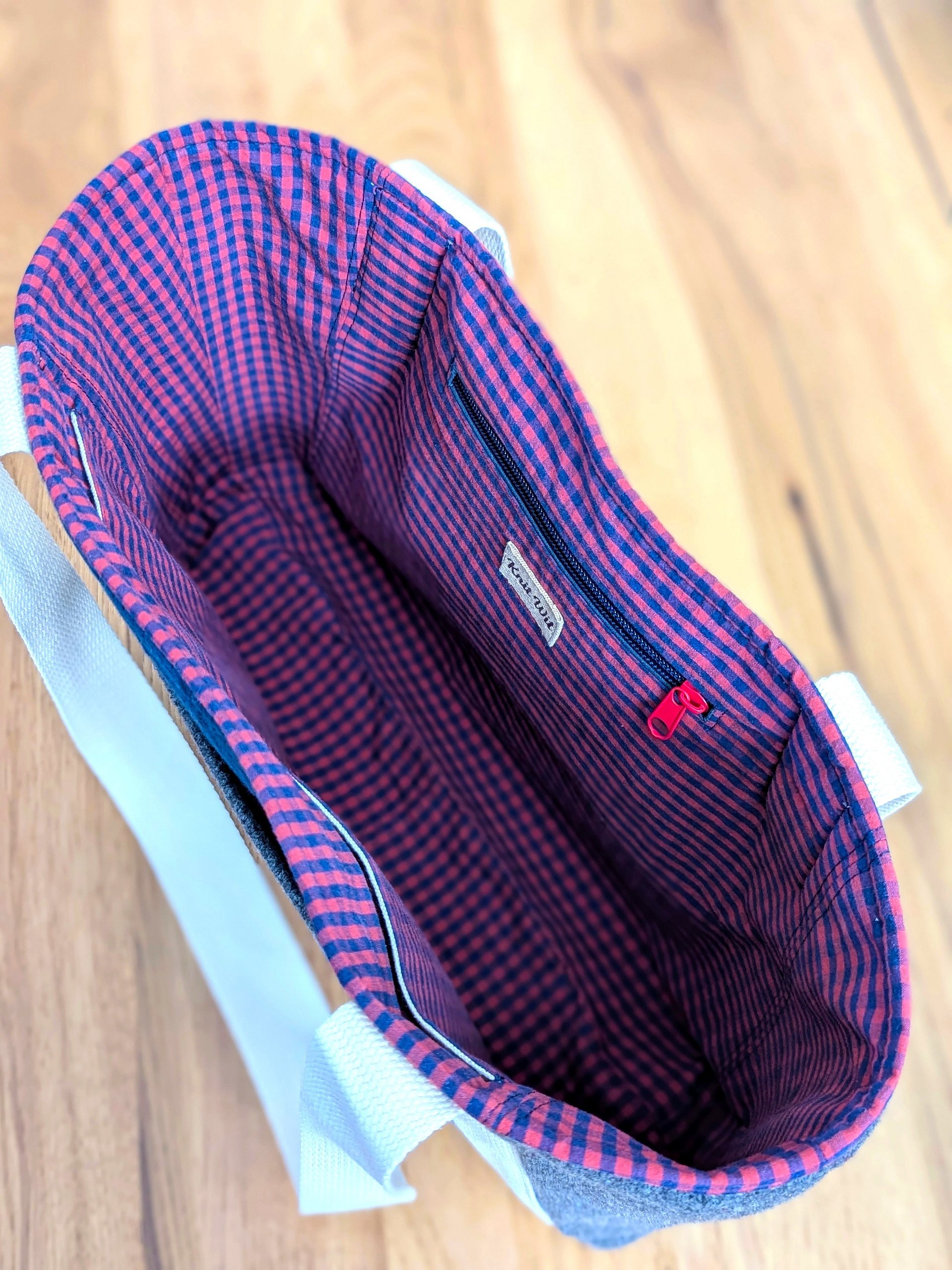 Fair Isle Pocket Tote product image (3)