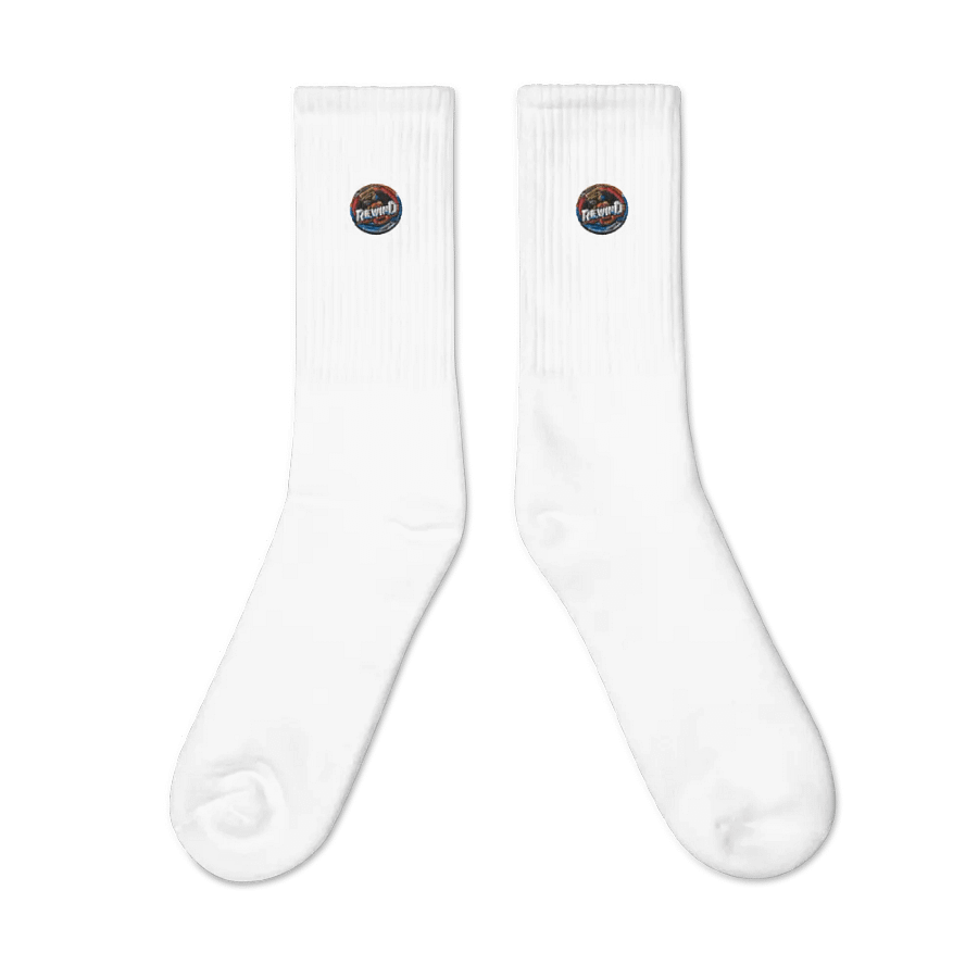 Retro Groove Embroidered Socks product image (3)