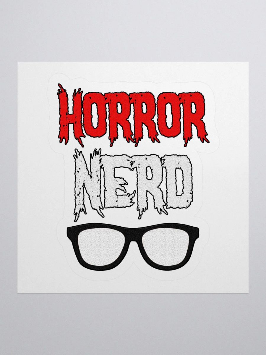Horror Nerd Sticker product image (1)