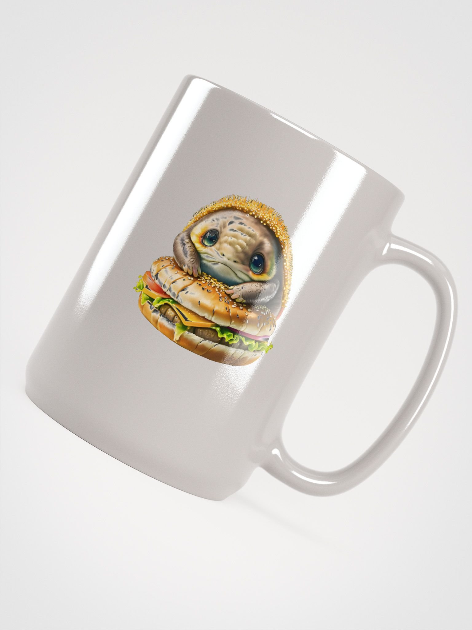 Water-Bear Burger Mug — Science Art Ceramic Coffee Cup product image (5)