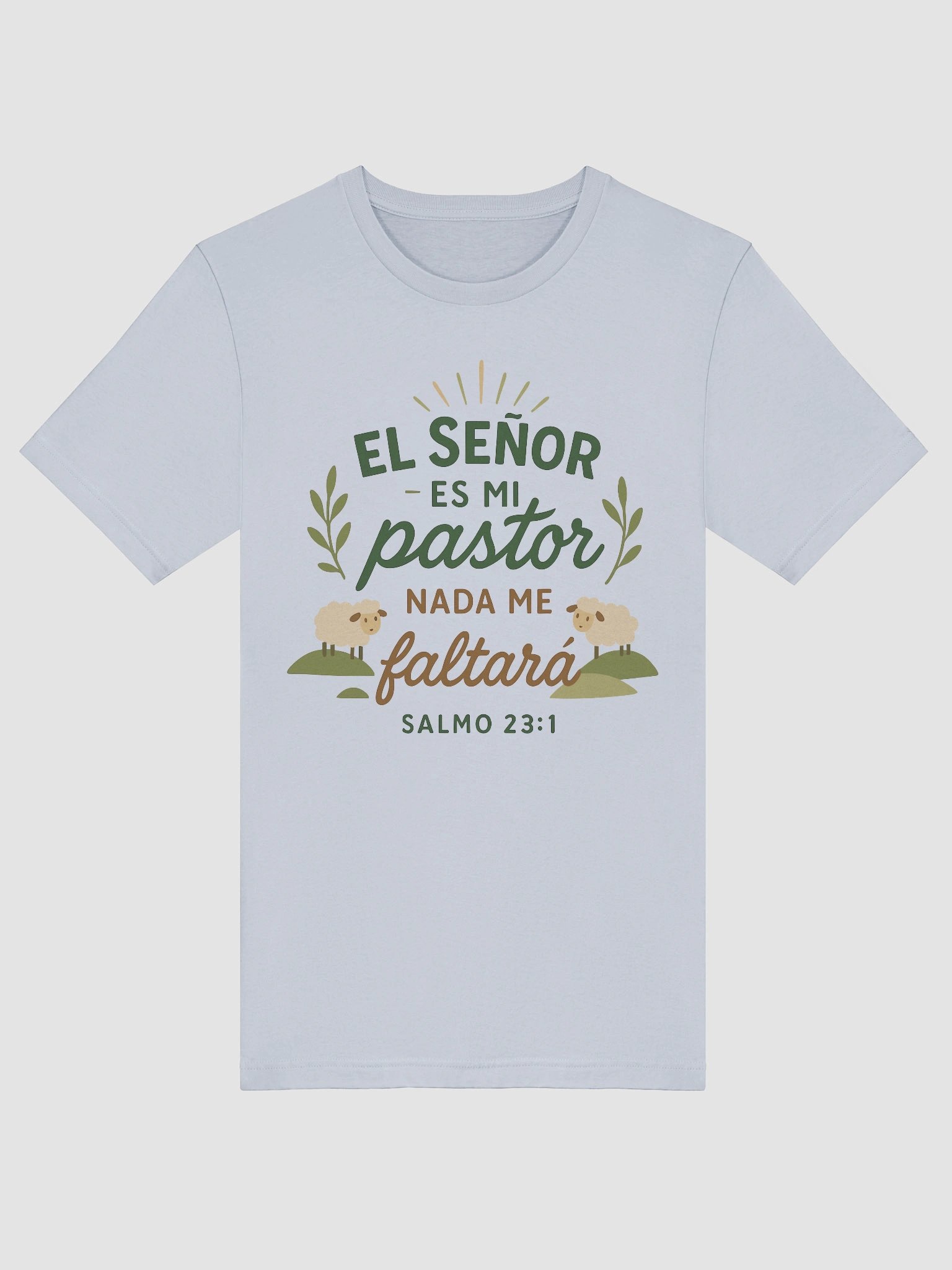 Christian T-Shirt – “El Señor es mi Pastor” (Psalm 23:1) – Spanish Bible Verse product image (5)