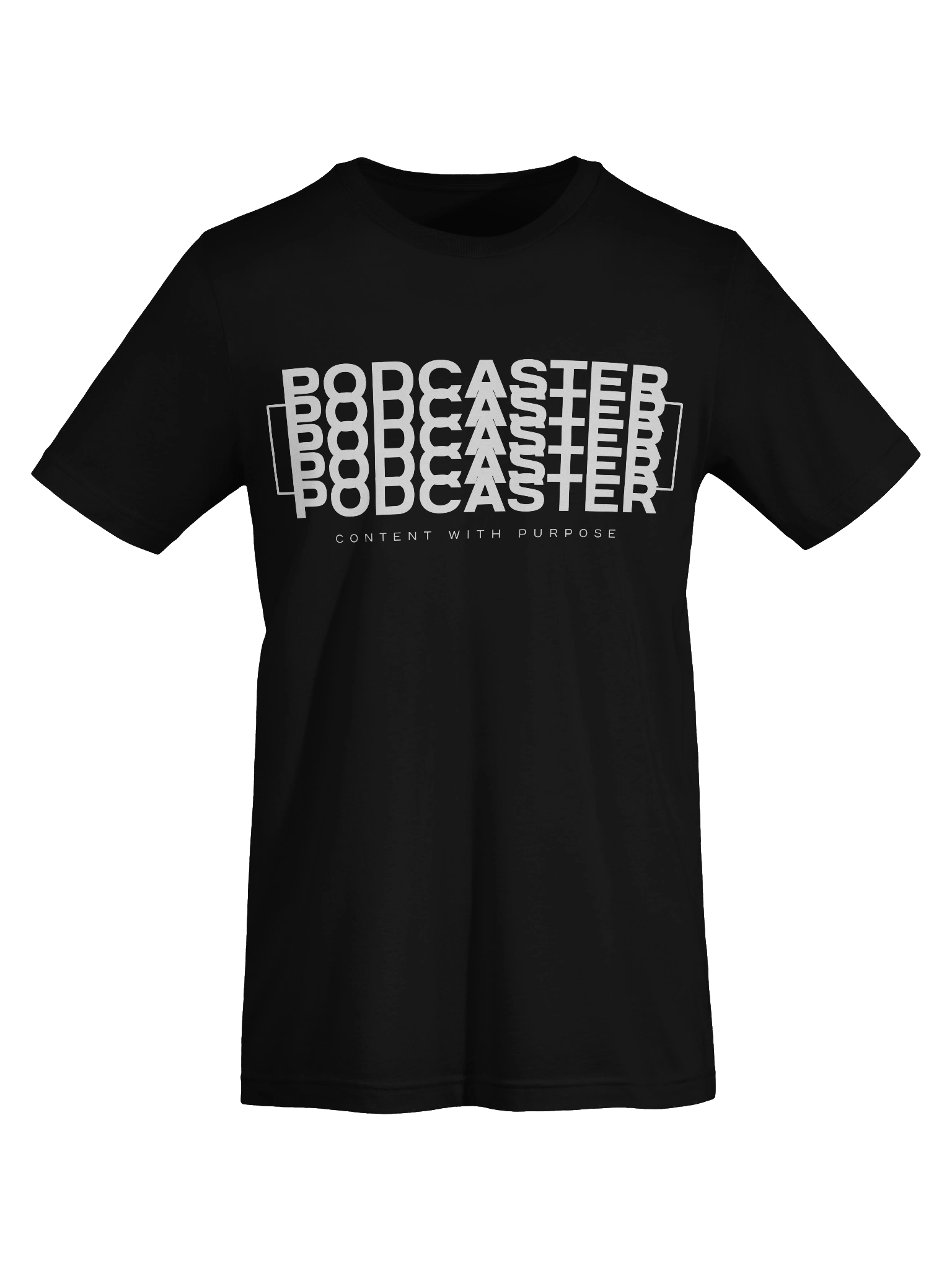 Podcaster shirt- Content with Purpose product image (47)