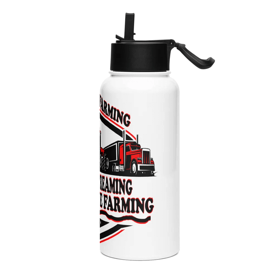 Stainless Steel Water Bottle with a Straw Lid REDDOG LOGO product image (3)