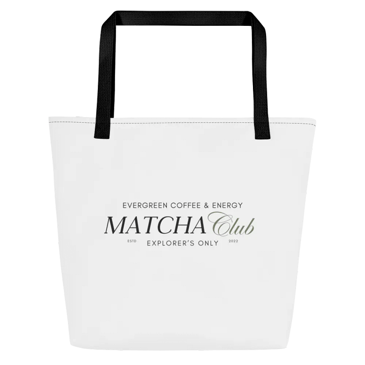 Sip Society | Matcha Club Tote with Pocket product image (1)