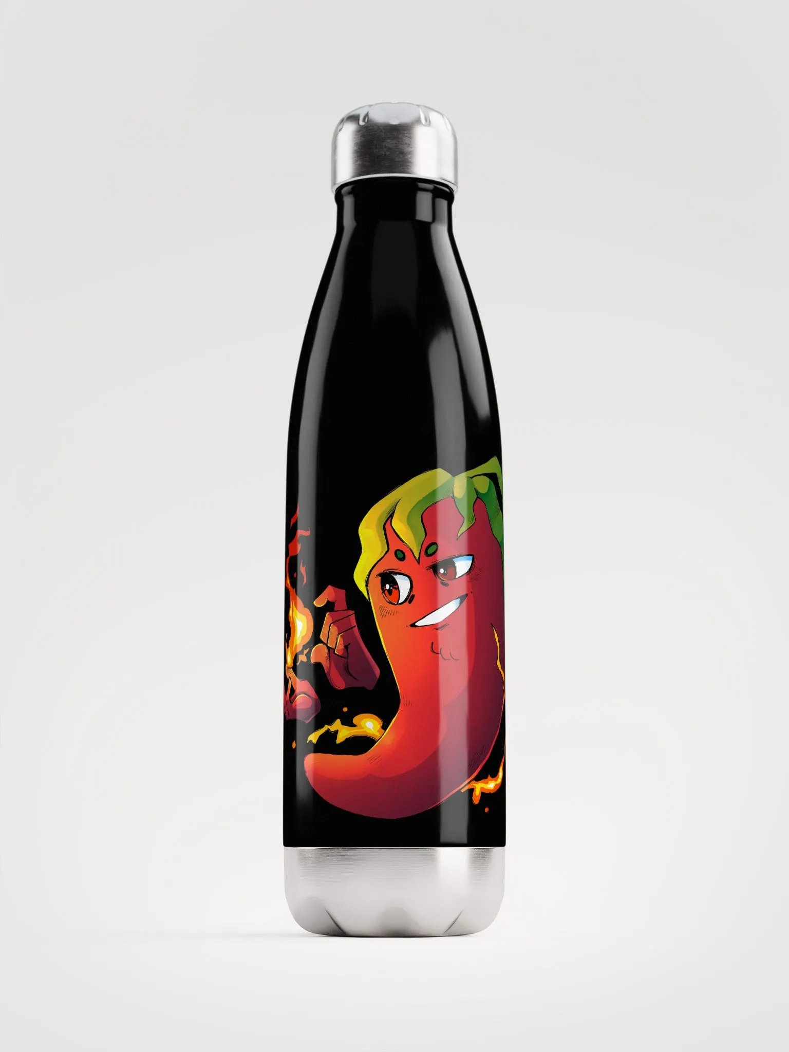 Pepper Logo Stainless Steel Water Bottle product image (4)
