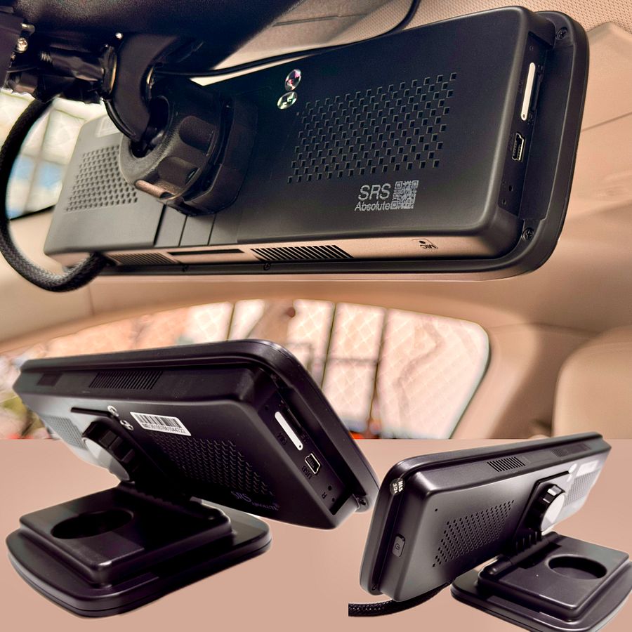 SRS ABSOLUTE 4G AI Android10 Smart DashCam Full Set 24x7 Live Remote video/Parking Monitor ADAS GPS SOS Bluetooth WiFi MicroSD GPS Night Vision(4 Channel S12ProL 12" 4G ADAS 2GB+32GB) product image (4)