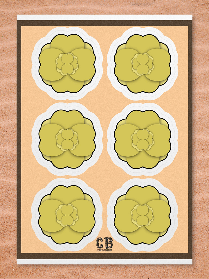 Shadow Ranch "Harrison's Yellow" Sticker Sheet product image (1)