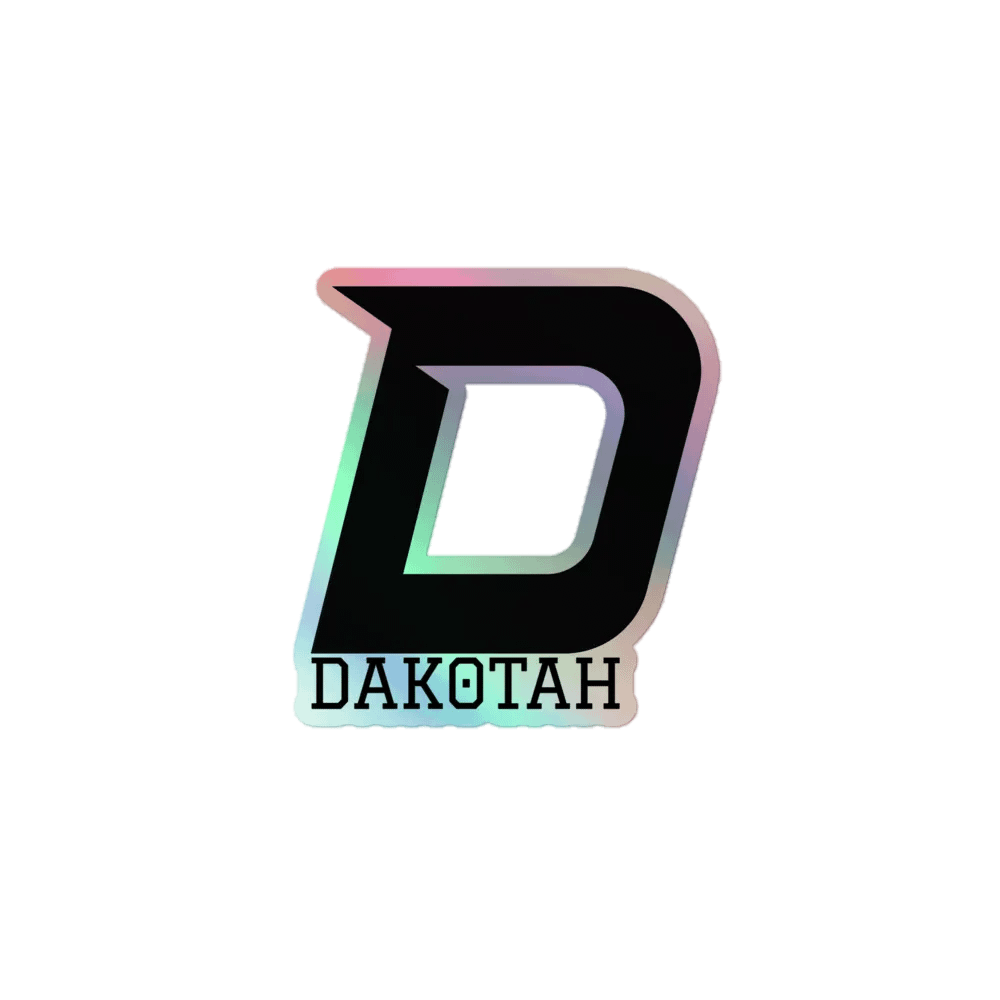 Black D Logo Holo Sticker product image (1)