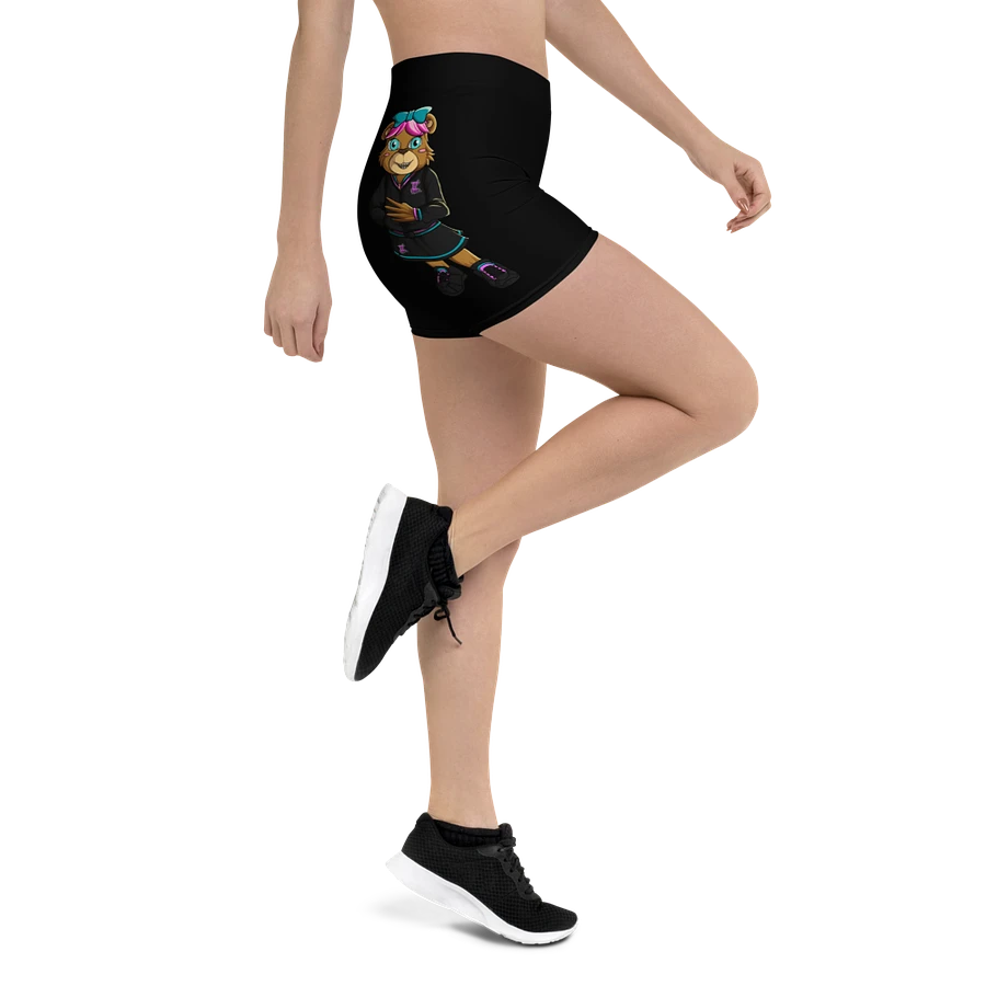 Standing Girl Bear Black Shorts product image (4)