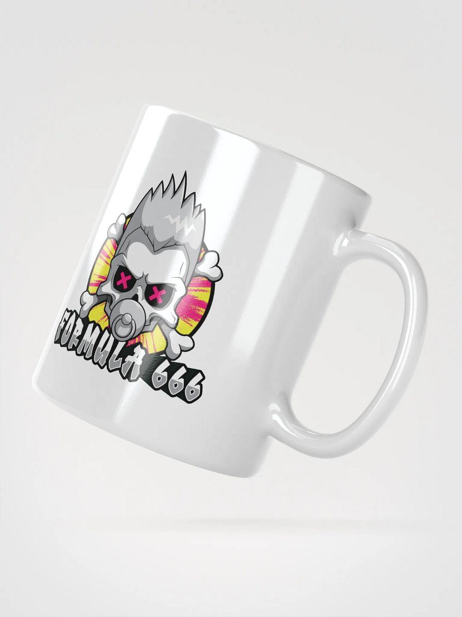 Retro Punk Coffee Cup – Formula 666 Design product image (2)