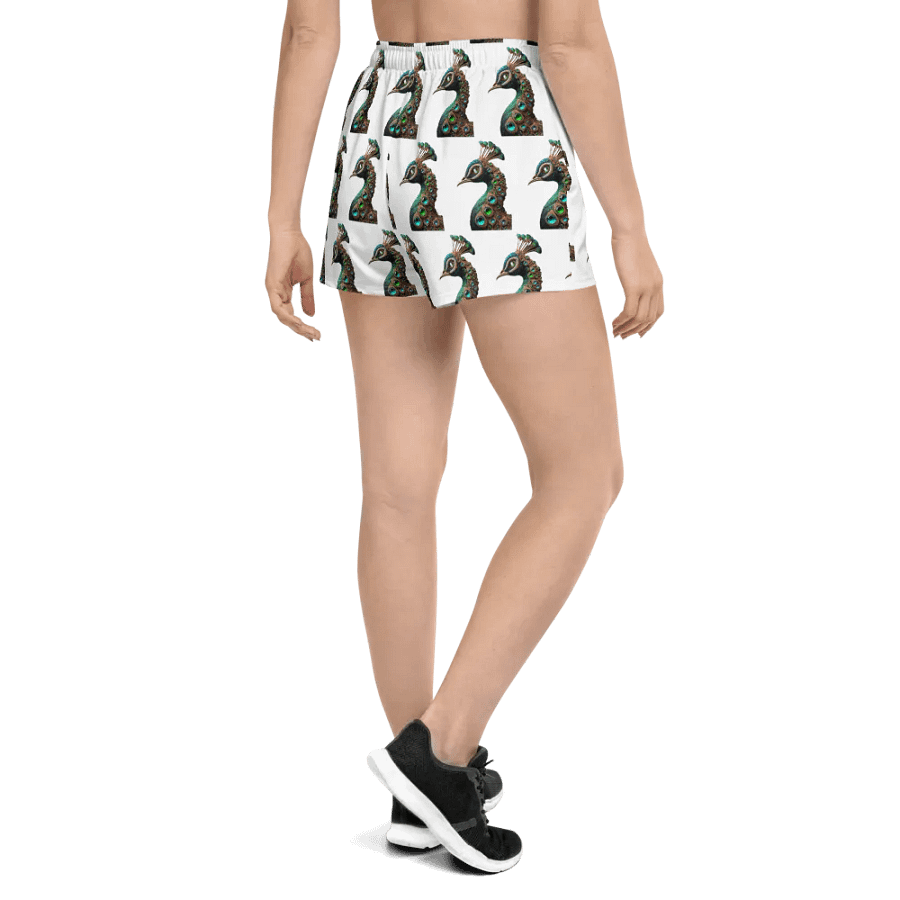 Peacock Pride Athletic Shorts product image (3)