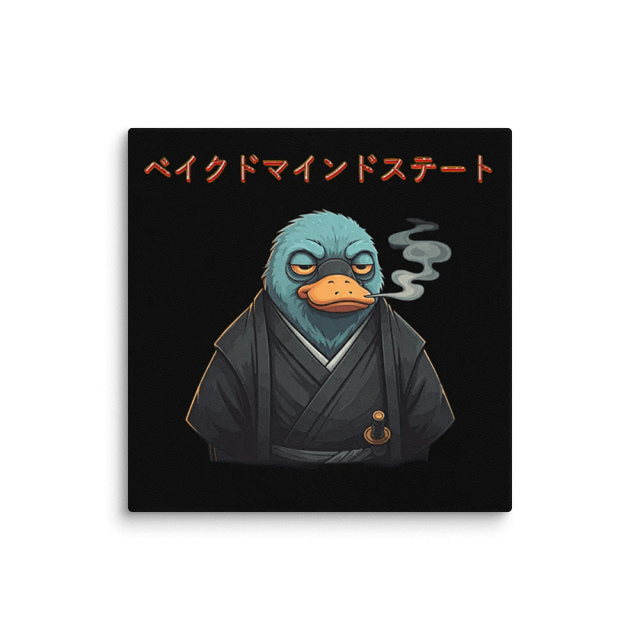 Zen Platypus Samurai Canvas Art product image (15)