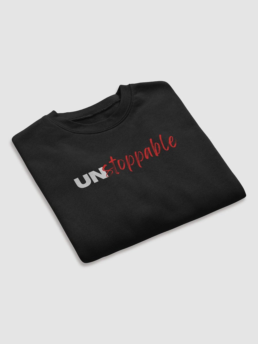 Unstoppable Script Fleece Crop Sweatshirt product image (3)